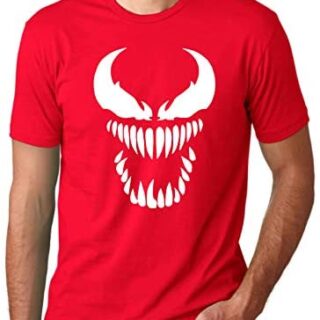 Casual T-Shirt For Men, Cotton, Red