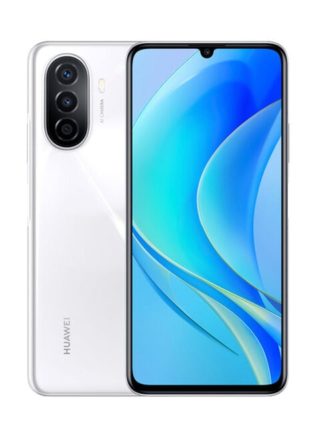 Huawei هاتف نوفا Y70 ثنائي الشريحة باللون الأبيض اللؤلؤي ، وذاكرة وصول عشوائي (RAM) سعة 4 جيجابايت – إصدار الشرق الأوسط