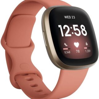 ساعة فيتبيت، موديل فيرسا 3 ( 3 Fitbit Versa) مشمشي