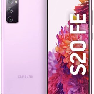 Samsung هاتف ذكي جالكسي s20 اف اي الجيل الرابع 4G اندرويد، 128 GB 8 GB ram، جوال ثنائي الشريحة، ارجواني فاتح (نسخة السعودية)