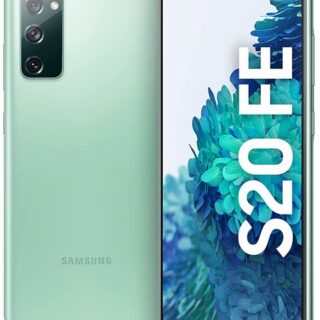 Samsung جوال جالكسي s20 اف اي، ثنائي شرائح الاتصال بتقنية 4G وذاكرة تخزين 128GBـ 8GB RAM لون اخضر فاتح (اصدار السعودية)