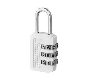 Padlock, white