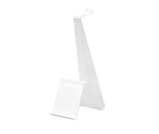 Headset/tablet stand, white