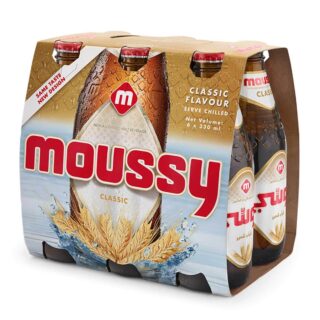 موسي شراب شعير خالي من الكحول، كلاسيكي 330 مل × 6 عبوات زجاجية