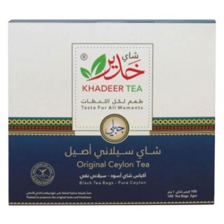 شاي الخدير – شاي أكياس جبلي سيلاني أسود الأصلي، 2جرام ×100