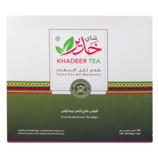 شاي خدير – شاي أخضر أكياس درجة أولى، 1.5جرام ×100