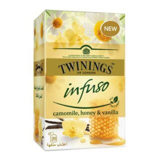تويننجز شاي أعشاب البابونج بنكهة العسل والفانيلا 1.5 جرام × 20 كيس