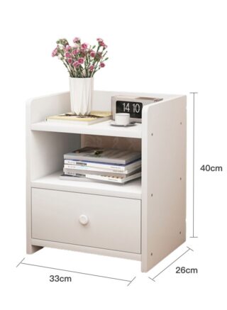 Sharpdo Sharpdo Nightstands Home Bedside Storage Cabinet With Drawer And Shelf