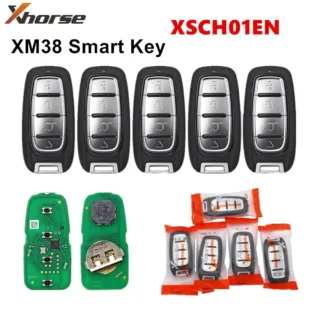 Xhorse العالمي دعم مفتاح السيارة الذكية ، VVDI XSCH01EN كه LSL نمط XM38 ، 4D 8A 46 47 48 49 MQB48 MQB49 ل VVDI2 ماكس ، 1 5 10 قطعة