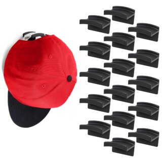 10 قطعة لاصق قبعة رف عرض السنانير ل جدار الباب قبعة بيسبول حامل خزانة التخزين المنظم شماعات قبعة قوية