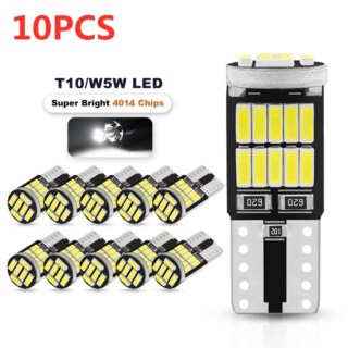 10 قطعة T10 W5W 194 501 Led Canbus لا خطأ سيارة الداخلية ضوء T10 26 SMD 4014 رقاقة النقي الأبيض أداة أضواء لمبة مصباح