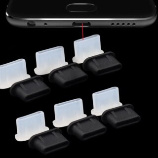 مكافحة الغبار سيليكون التوصيل ل usb شحن ميناء ، مكافحة الغبار غطاء للهاتف سامسونج هواوي شاومي ، 10 قطعة