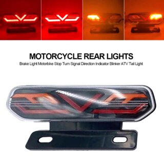 12 فولت دراجة نارية أضواء الخلفية LED دراجة نارية الفرامل ضوء ATV الذيل ضوء دراجة نارية وقف بدوره إشارة الاتجاه مؤشر الوامض