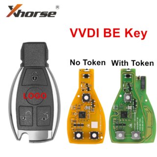 3/4 أزرار Xhorse VVDI BE مفتاح برو لمرسيدس بنز V3.2 PCB رقاقة مفتاح بعيد نسخة محسنة الذكية 315MHz/433MHz