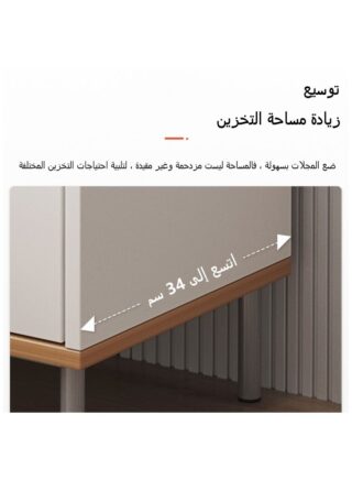 JANTENS Large-capacity MDF Engineering Board Storage Home Bedside Coffee Table And Nightstand With Drawer