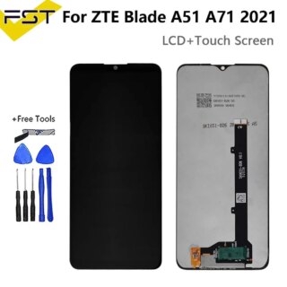 شاشة LCD أصلية 6.52 بوصة لـ ZTE Blade A51 A71 A7030 2021 شاشة LCD + شاشة لمس محول رقمي مجمع لإصلاح ZTE A51 A71 LCD