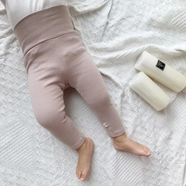القطن مضلع طماق للطفل الفتيان والفتيات ، كامل طول الرضع الاطفال الملابس ، السراويل سكيني ، Trousers غير رسمية ، الخريف والربيع