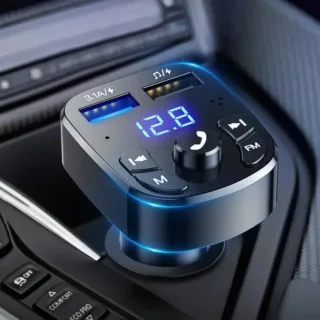 سيارة مشغل Mp3 المزدوج Usb شاحن سريع Fm بلوتوث استقبال بلوتوث متوافق 5.0 Fm الارسال Usb فلاش حملة التوصيل سيارة عدة