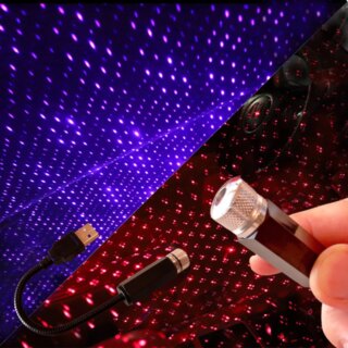 سيارة رومانسية LED السماء المرصعة بالنجوم ضوء الليل 5 فولت USB بالطاقة غالاكسي ستار العارض مصباح للسيارة سقف غرفة ديكور السقف التوصيل والتشغيل