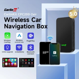 CarlinKit 5.0 السلكية إلى اللاسلكية أندرويد صندوق السيارات اللاسلكية CarPlay محول السيارة الذكية Ai صندوق واي فاي بلوتوث السيارات الاتصال التوصيل والتشغيل