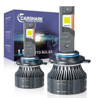 Carshark-K9C 9012 HIR2 LED المصابيح الأمامية ، Canbus ، 120000LM ، 200 واط ، السوبر مشرق ، H4 ، H7 ، H8 ، H9 ، H11 ، 9005 ، 9006 ، HB3 ، HB4 ، مصابيح الضباب السيارات