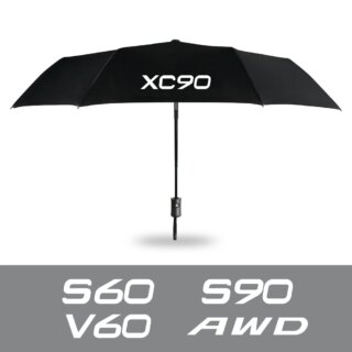 مظلة مخصصة أوتوماتيكية بالكامل قابلة للطي ، ملحقات سيارة لـ فولفو XC90 XC60 T6 S60 XC40 V40 V60 V50 S40 AWD V90 S90