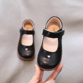 الفتيات المدرسة الرجعية الأحذية الجلدية الخريف الربيع 2023 جديد الكورية موضة الأطفال سوبر لينة أحذية مريحة 1-6 سنوات OldY