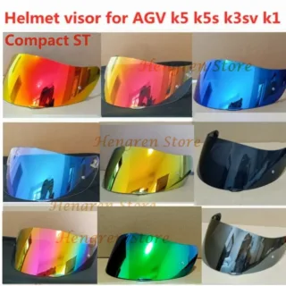 خوذة عدسة AGV K5 K5S K3SV K1 K1S المدمجة ST دراجة نارية خوذة قناع درع دراجة نارية اكسسوارات نظارات Casco Pinlock