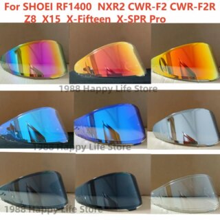 خوذة قناع ل SHOEI Z8 NXR2 RF1400 RF-1400 CWR-F2 CWR-F2R X15 X-خمسة عشر X-SPR برو درع واقية من الشمس الزجاج الأمامي خوذة أجزاء