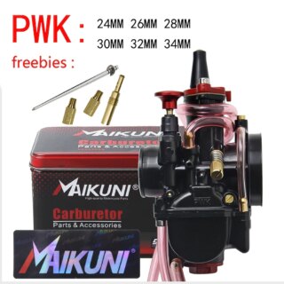 MAIKUNI دراجة نارية 21 24 26 28 30 32 34 مللي متر العالمي الطاقة النفاثة المكربن ل Mikuni PWK carb سكوتر ATV مع الترابية دراجة