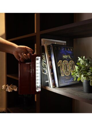 كريبتون مصباح طوارئ بضوء LED قابل للشحن طراز KNE5094 كستنائي