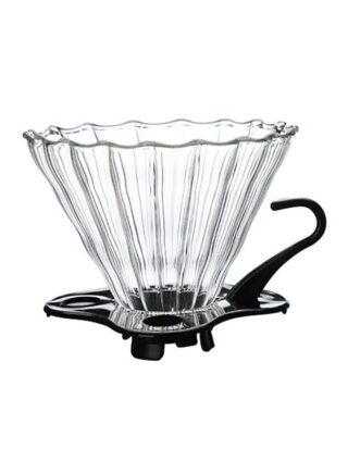 إيست ليدي وعاء قهوة يدوي V60 مزود بفلتر شفاف 20×12سم