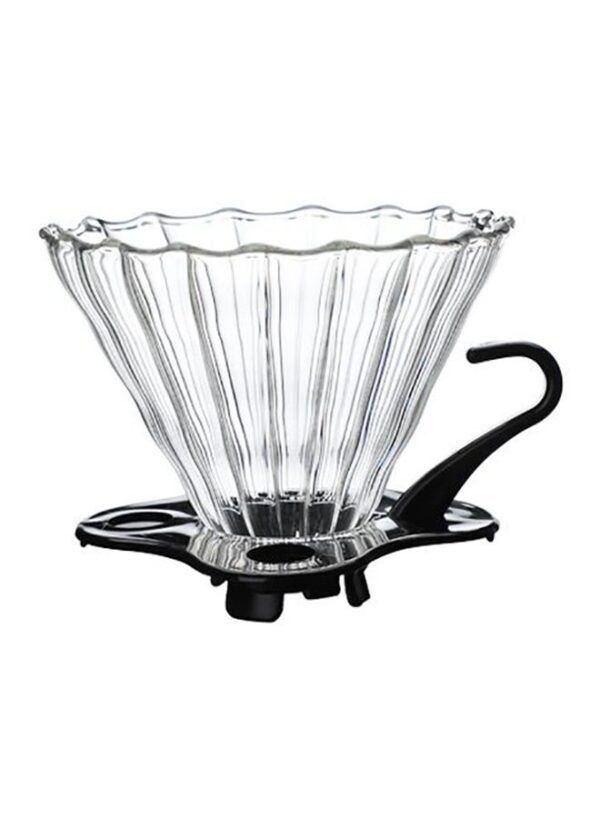 إيست ليدي وعاء قهوة يدوي V60 مزود بفلتر شفاف 20×12سم