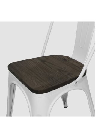 سويتش Dining Chair In White Wooden Chair Size 45 X 52 X 85, box size 47 X 46 X 45cm White 45*52*85cm