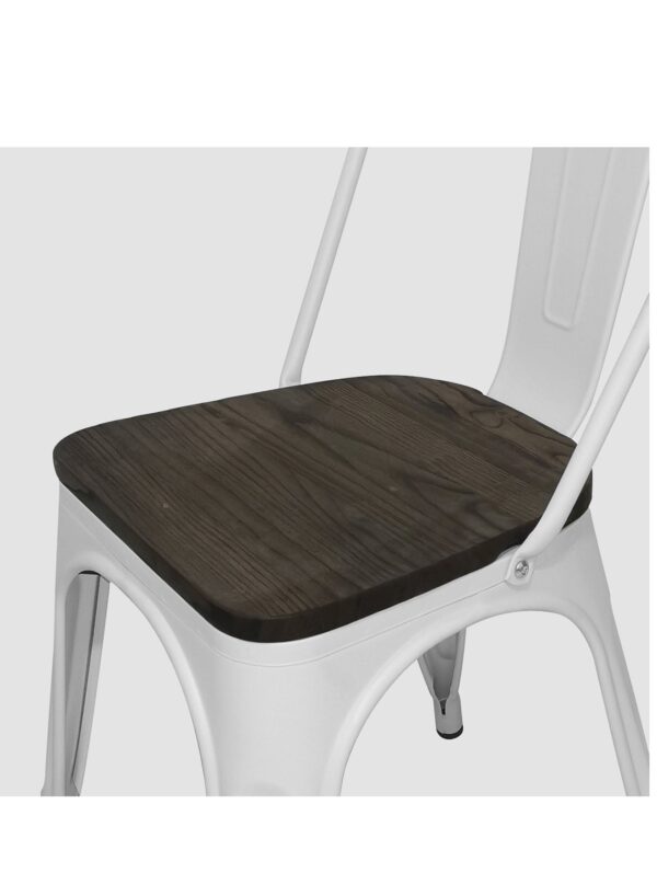 سويتش Dining Chair In White Wooden Chair Size 45 X 52 X 85, box size 47 X 46 X 45cm White 45*52*85cm