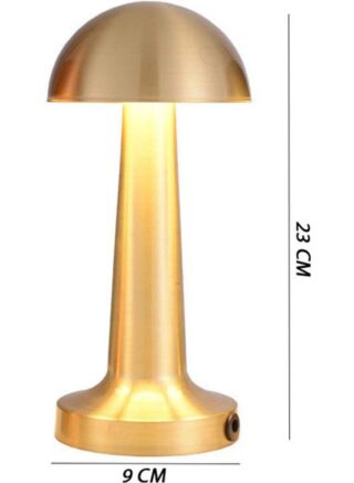 إيست ليدي مصباح طاولة شحن USB دايموند ذهبي 23×9 سم ذهبي 23×9سم