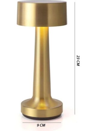 إيست ليدي مصباح طاولة LED مزود بمستشعر يعمل باللمس ذهبي 23×9سم