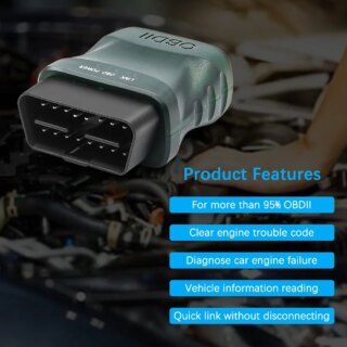 ELM327 OBD2 OBD الماسح الضوئي ل IOS أندرويد ، 2 في 1 رمز القارئ ، واضح خطأ أداة تشخيص ، تحقق ضوء المحرك ، بلوتوث 4.0 ، جديد