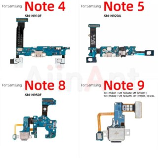 الأصلي USB شاحن الفرعية مجلس حوض شحن ميناء الكابلات المرنة لسامسونج غالاكسي نوت 4 5 8 9 N950F N950N N950U N960F N960N N960U