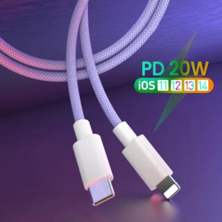 كابل USB للشحن السريع لهاتف آيفون ، شاحن من النوع C إلى 8-Pin ، سلك سلك بيانات ، 13 Pro Max ، USB C ، 20 واط ، 0.3 متر ، 1 متر ، 1.5 متر ، 2 متر