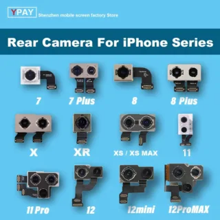 كاميرا خلفية كبيرة لهاتف آيفون ، كابل مرن بديل لهاتف آيفون 7 ، 7plus ، 8 ، 8plus ، x ، xr ، xs ، 11 ، 11pro ، 12 ، 12pro
