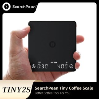 SearchPean صغيرة/Tiny2s إسبرسو القهوة المطبخ مقياس صغير الذكية الموقت USB 2 كجم/0.1 جرام/أوقية/ملليلتر شحن مجاني إرسال الوسادة رجل امرأة هدية