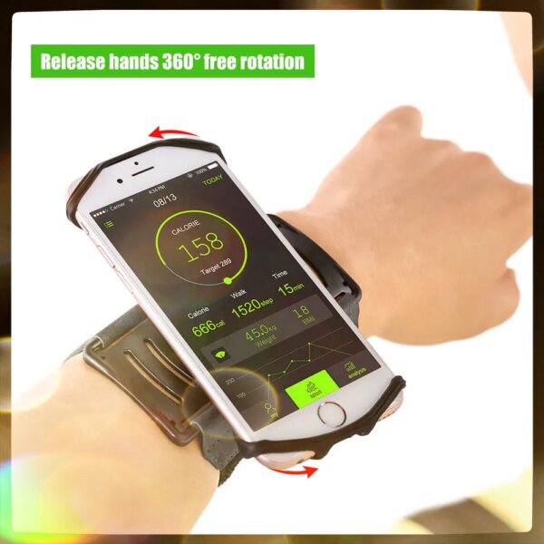 الرياضة شارة العالمي في الهواء الطلق حامل هاتف المعصم حالة رياضة تشغيل حقيبة الهاتف الذراع الفرقة الحال بالنسبة آيفون xs ماكس سامسونج شاومي