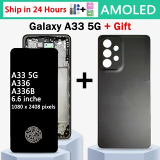 سوبر AMOLED شاشة تعمل باللمس محول الأرقام الجمعية مع بصمة لسامسونج غالاكسي A33 5G LCD ، SM-A336E ، SM-A336B ، SM-A336M