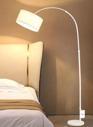 Glanfen Nordic Simple Eye-protecting Vertical Floor Lamp with 9W Tricolor Floor Light Bedroom