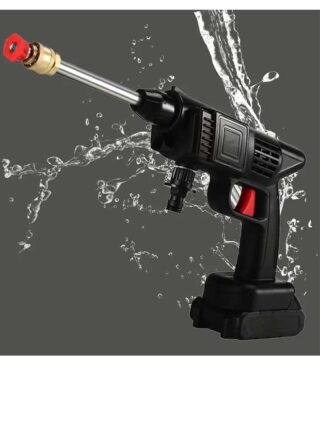 آد فيت مسدس ماء لاسلكي 48 فولت عالي الضغط متعدد الوظائف لغسيل السيارات أو الحائط أو المكيف أو النافذة أو السجاد أو ري الحديقة وبطارية قابلة لإعادة الشحن والاستبدال