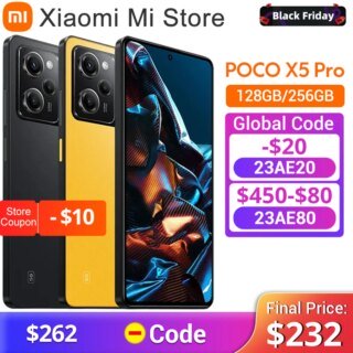 نسخة عالمية من كاميرا POCO X5 Pro 5G 128GB/256GB Snapdragon 778G OctaCore 120Hz AMOLED DotDisplay 67W للشحن 108MP