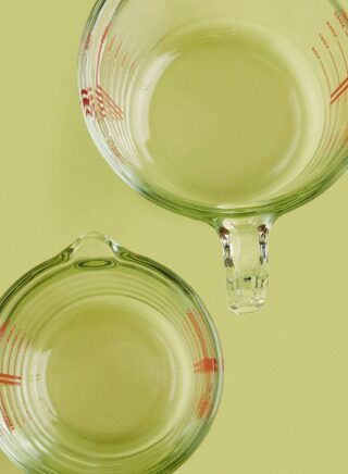 إيست من نون طقم أكواب عيارية من الزجاج مقاومة للحرارة وآمنة للاستخدام في الفرن مكون من قطعتين- أكواب معيارية – إكسسوارات المطبخ – وعاء مزج – لون شفاف شفاف 2-Piece Set