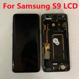 الأصلي سوبر أموليد S9 LCD مع الإطار لسامسونج غالاكسي S9 G960A G960U G960F G960V عرض تعمل باللمس محول الأرقام مع عيب الأصلي سوبر أموليد S9 LCD مع الإطار لسامسونج غالاكسي S9 G960A G960U G960F G960V عرض تعمل باللمس محول الأرقام مع عيب