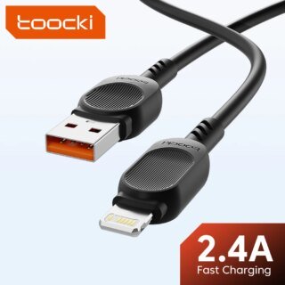 كابل USB من Toocki لهاتف iPhone 14 13 12 11 Pro Max XR XS Mini 8 7 5 Plus شحن سريع Cbale لشاحن iPhone كابل USB lightning